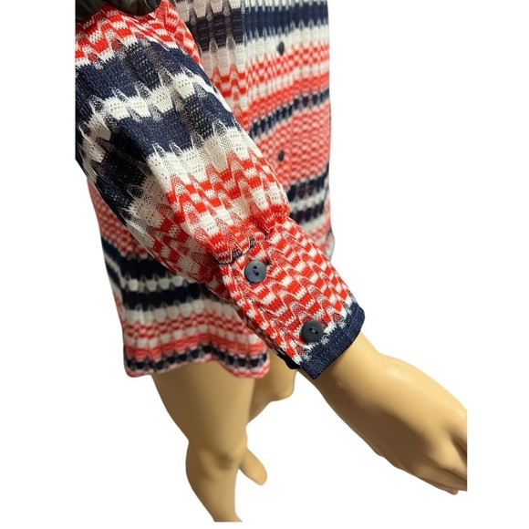 Vintage Patriotic Long Sleeve Button-Up Top
Size 14 - Picture 6 of 12